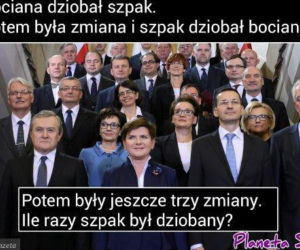Rekonstrukcja rządu - memy