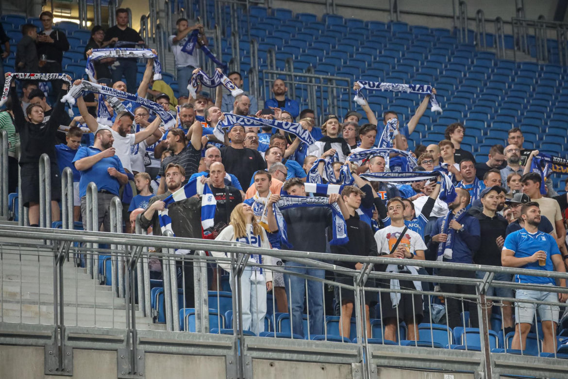 Lech Poznań - Raków Częstochowa. Ponad 20 tysięcy kibiców cieszyło się ze zwycięstwa nad mistrzem Polski