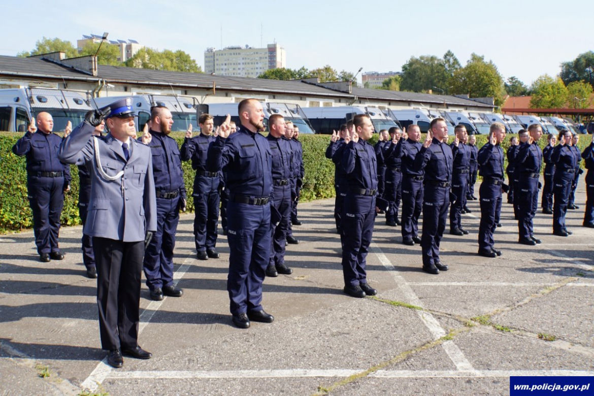 Nowi policjanci na Warmii i Mazurach
