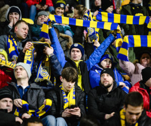 Arka Gdynia - Lechia Gdańsk: Zdjęcia kibiców z derbów Trójmiasta w ramach 23. kolejki PKO BP Ekstraklasy