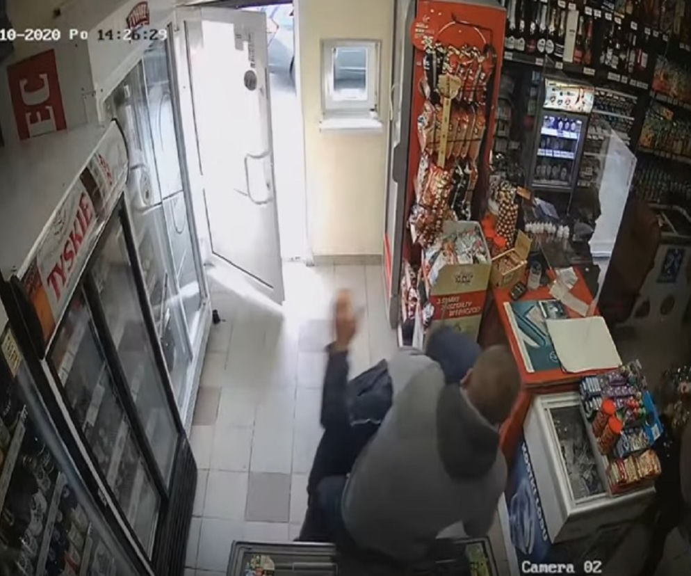 Napad na sklep monopolowy w Ostródzie