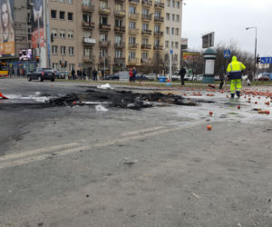 Protest rolników w centrum Warszawy