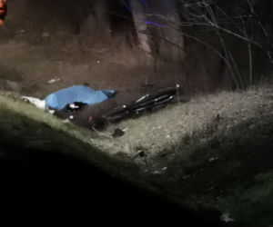 Jechał rowerem do pracy w piekarni. Zmiotła go ciężarówka