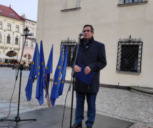 My zostajemy, rząd wychodzi! - manifestacja w Tarnowie