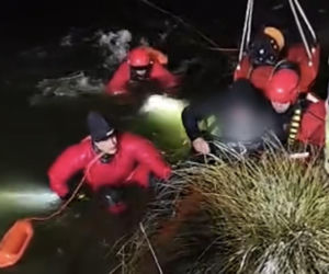Dożywotni zakaz jazdy, alkohol i pościg. Finał na pękającym lodzie