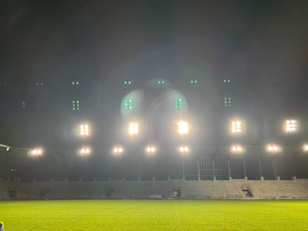 Oświetlenie stadionu przy ul. Kilińskiego w Nowym Sączu 
