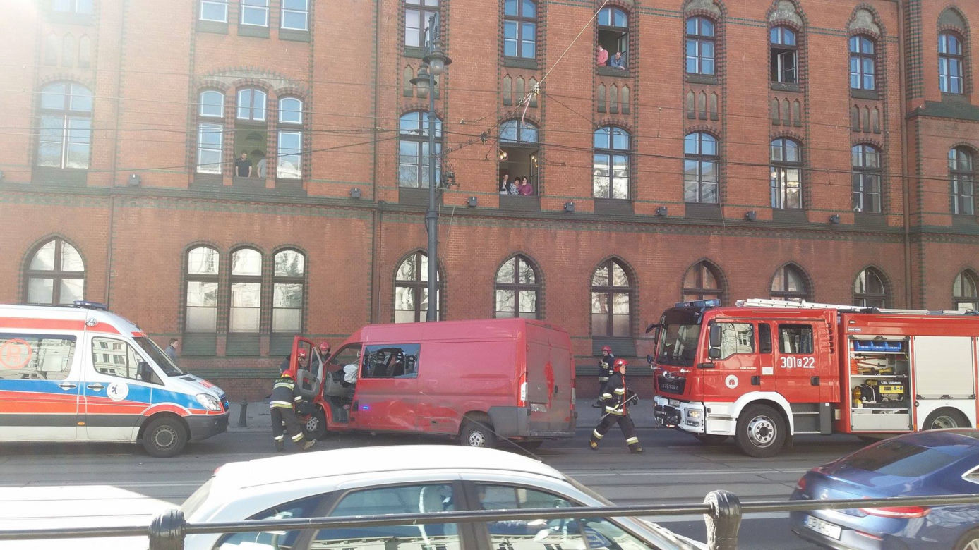 Wypadek na ul. Jagiellońskiej