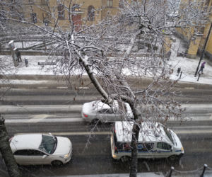 Śnieżyca w Lublinie