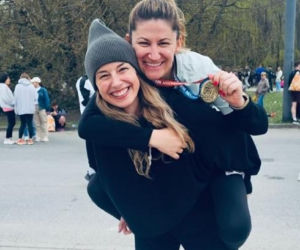 Anna Kaczmar z żoną - Anną Turowską