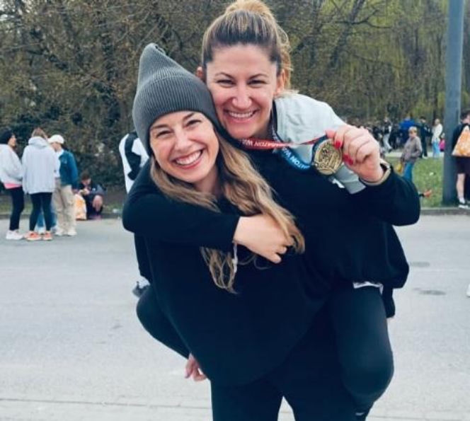 Anna Kaczmar z żoną - Anną Turowską