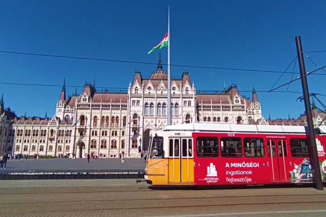 Budapeszt z okien tramwaju