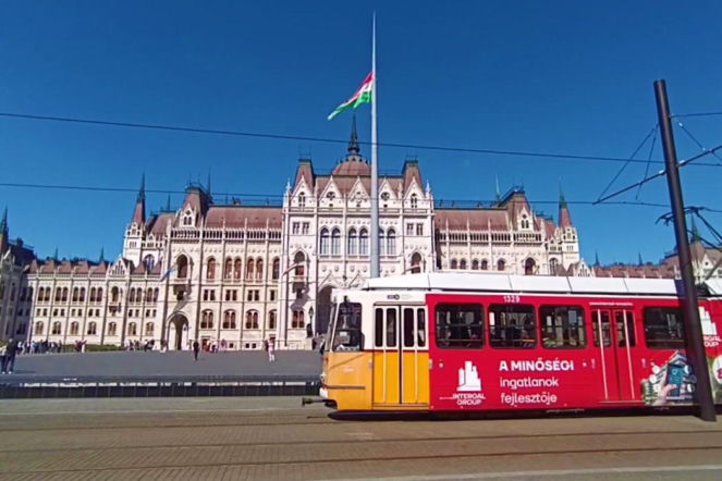 Budapeszt z okien tramwaju