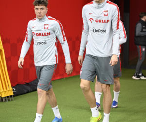 Trening reprezentacji Polski w Warszawie przed meczem z Albaną