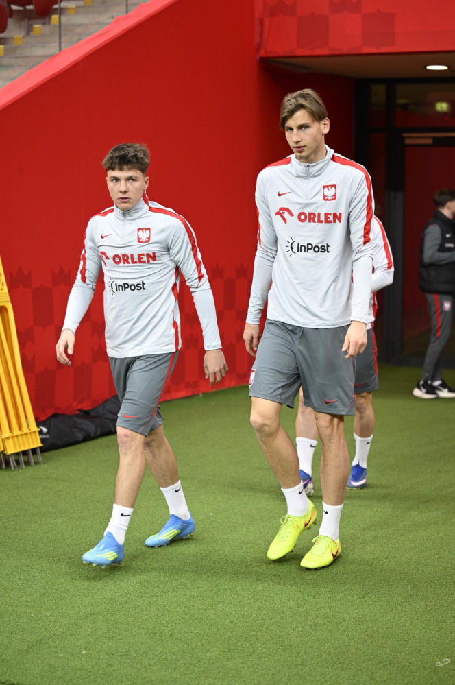 Trening reprezentacji Polski w Warszawie przed meczem z Albaną