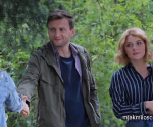 M jak miłość odcinek 1392, Natalka (Marcjanna Lelek), Ula (Iga Krefft), Bartek (Arkadiusz Smoleński), Hania (Maja Marczak)