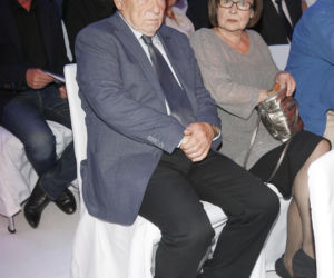 Marian Opania z żoną