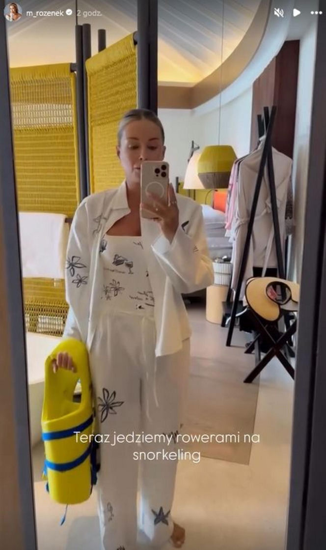 Małgorzata Rozenek i Radosław Majdan nurkują  Malediwach