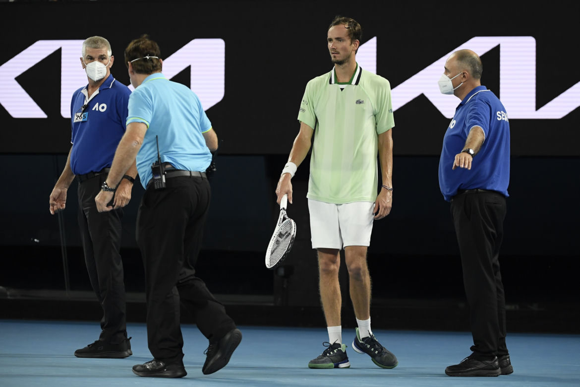 Protestujący przerwał finał Australian Open
