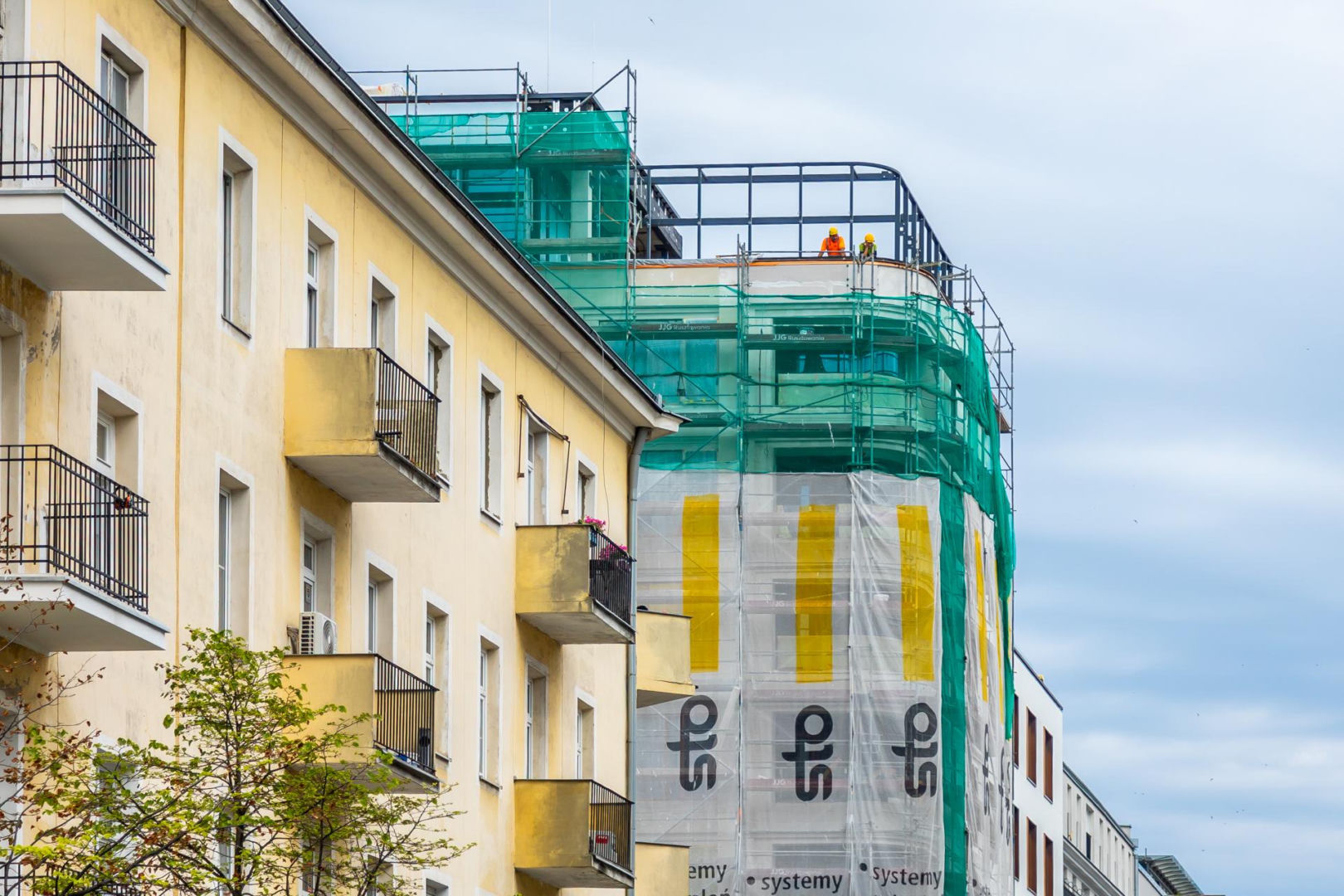 Budowa hotelu Canopy by Hilton Warsaw przy ul. Wilczej 50/52 w Warszawie