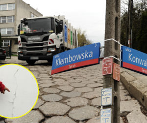 Ciężarówki jeżdżą mimo zakazu od prawie 30 lat. Mieszkańcy ul. Konwaliowej mają dość