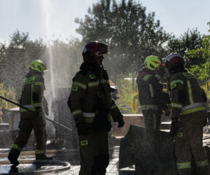 Pożar przy ul. Kasprowicza w Lublinie