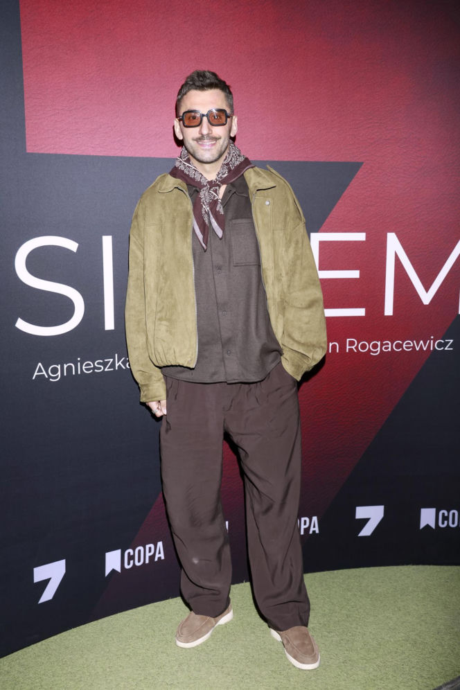 Rafał Maserak na premierze spektaklu "Siedem"