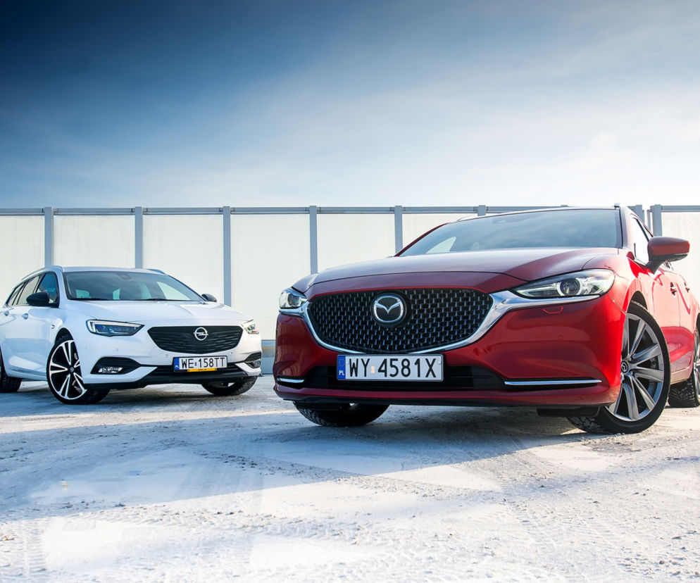 Mazda 6 Sport Kombi 2.2D 184 KM AT6 AWD vs. Opel Insignia Sports Tourer 2.0 CDTi 210 KM AT8 AWD