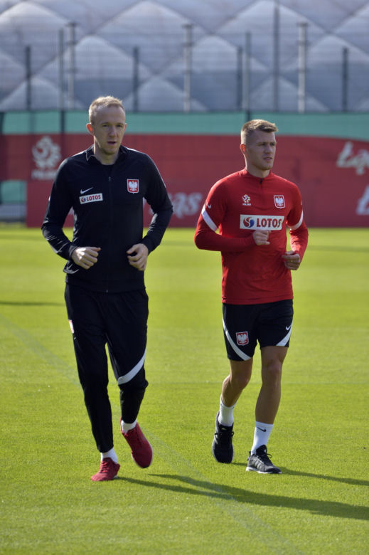 Trening reprezentacji na stadionie Legii