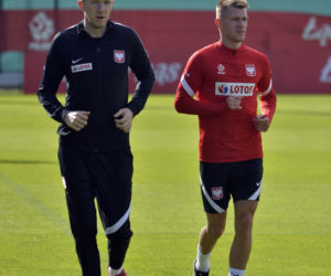 Trening reprezentacji na stadionie Legii