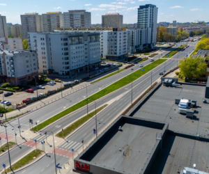 Rezerwa pod tramwaj w Al. Polski Walczącej w Warszawie