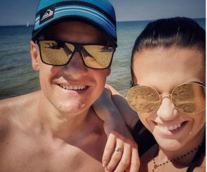 Marcin Mroczek i jego żona Marlena Muranowicz