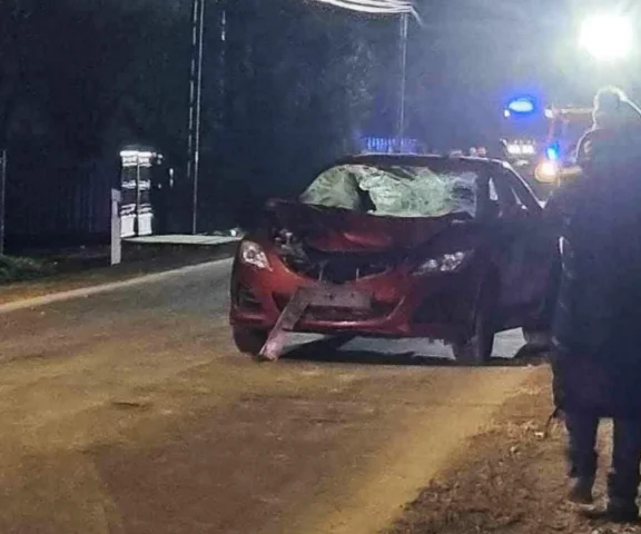 Wjechał w rodzinę idącą poboczem. Zginęli ojciec z córką