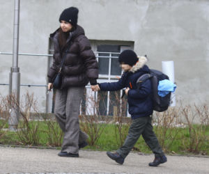 Marta Kaczyńska kupiła synowi obiad w fast foodzie