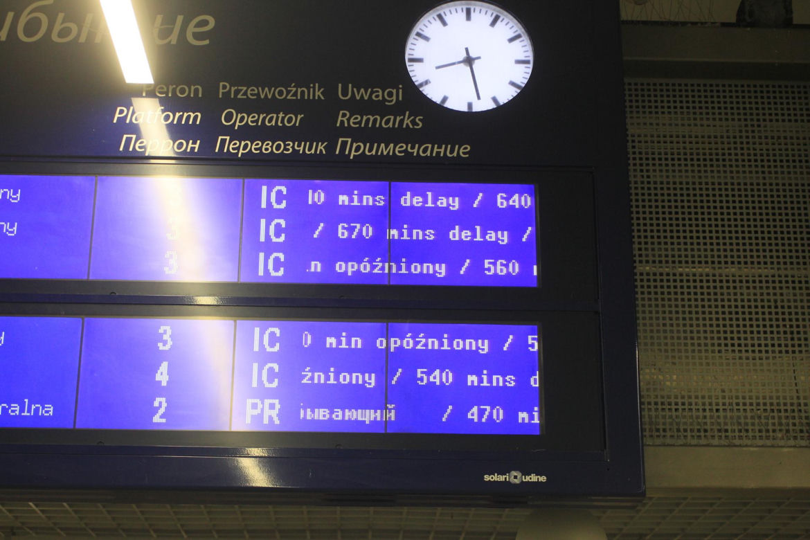 Paraliż na kolei. Gigantyczne opóźnienia pociągów
