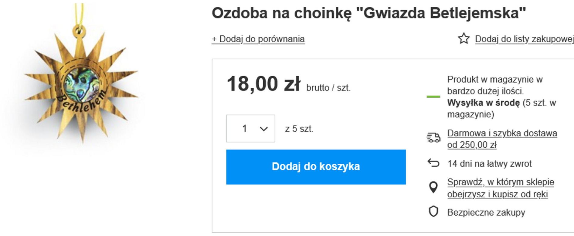 Ojciec Rydzyk sprzedaje prezenty na święta