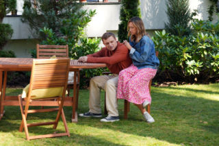 Barwy szczęścia, odc. 3324. Asia (Anna Gzyra-Augustynowicz), Hubert (Marek Molak)