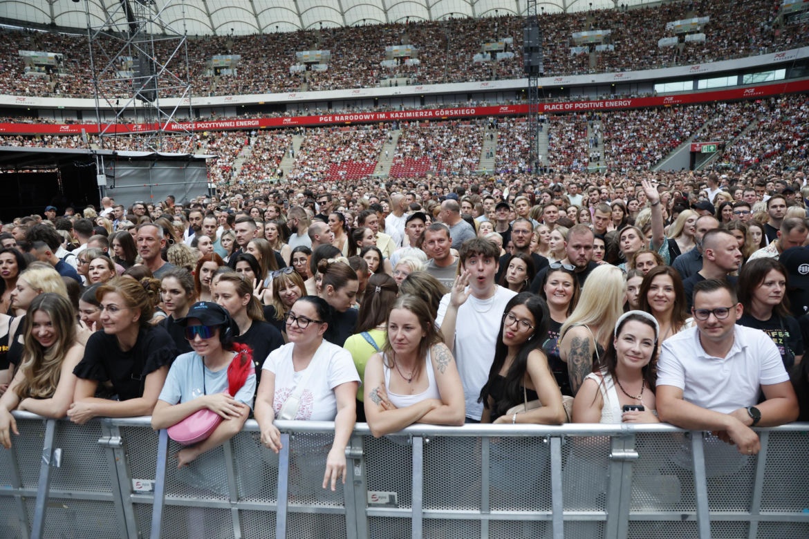 Koncert Jennifer Lopez w Warszawie (25.07.2025) - część druga. Organizatorem koncertu jest Prestige MJM