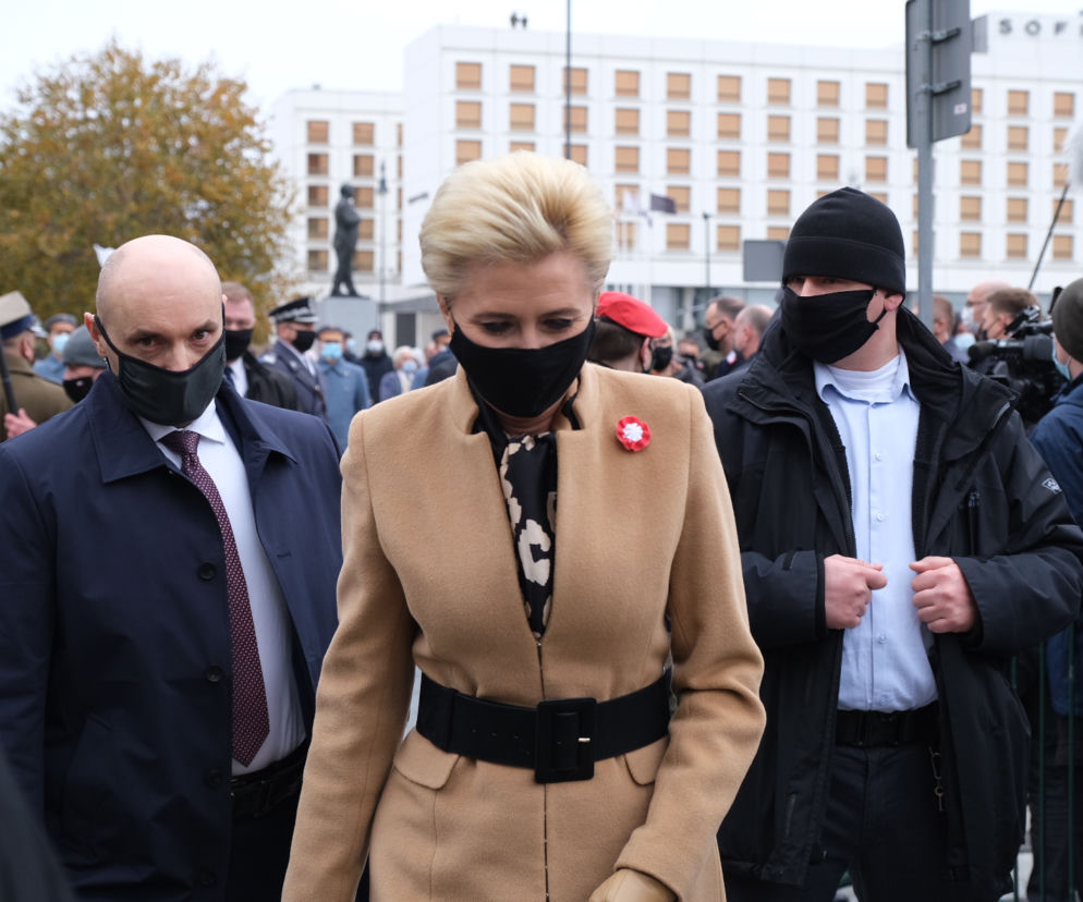 Agata Duda na Święcie Niepodległości