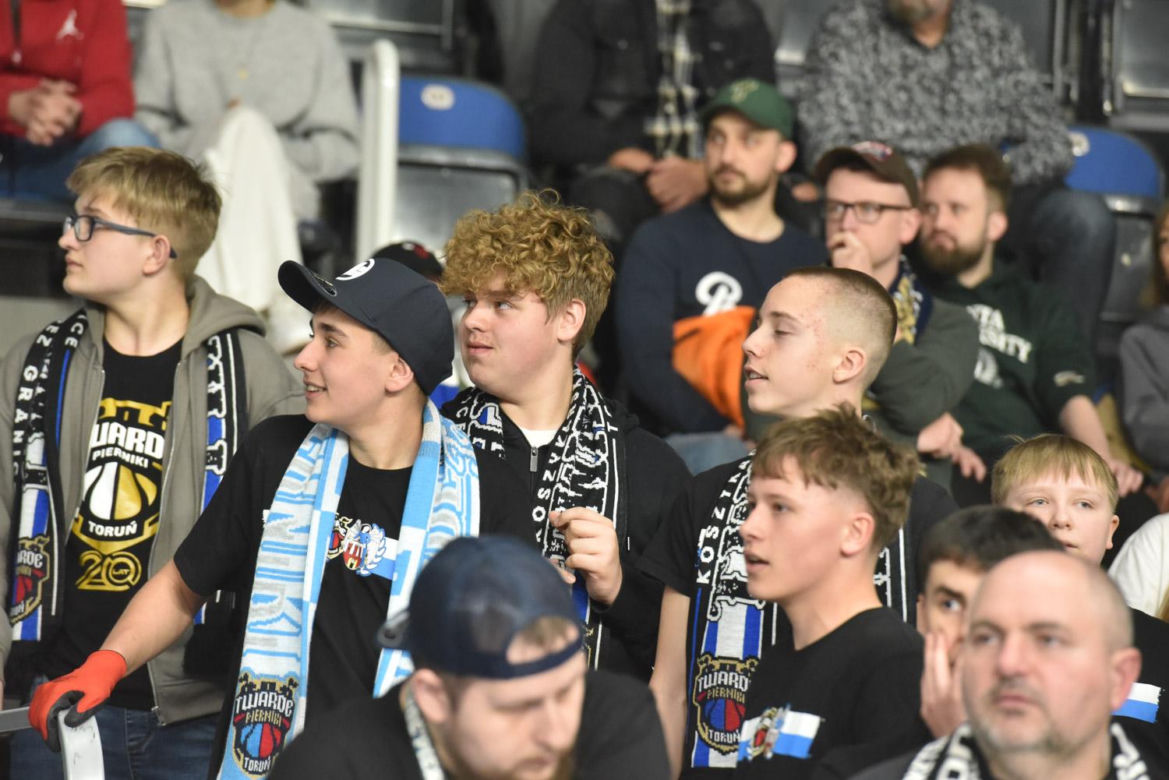 Arriva Polski Cukier Toruń - Trefl Sopot, zdjęcia kibiców i zawodników z meczu Orlen Basket Ligi