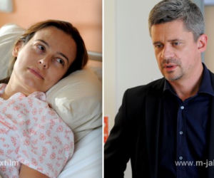 M jak miłość odc. 1038. Magda (Anna Mucha),  Wiktor Żak (Piotr Grabowski)