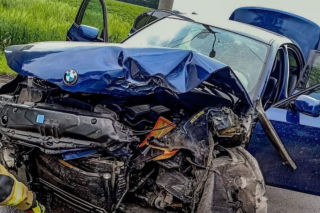Wójcice. Stracił panowanie nad BMW i wjechał na czołówkę. Straszny widok...