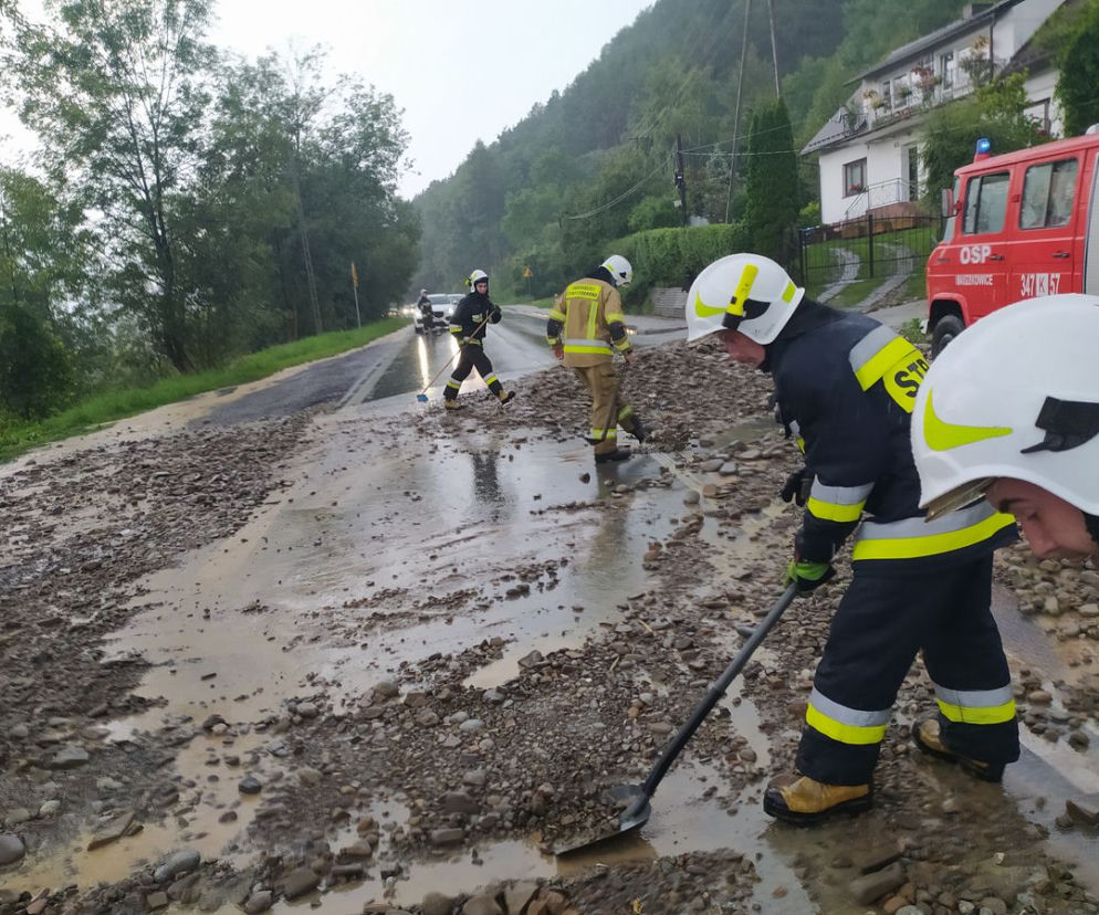 Bilans nawałnicy w Nowym Sączu i Łącku. Zalane zostały 42 budynki 