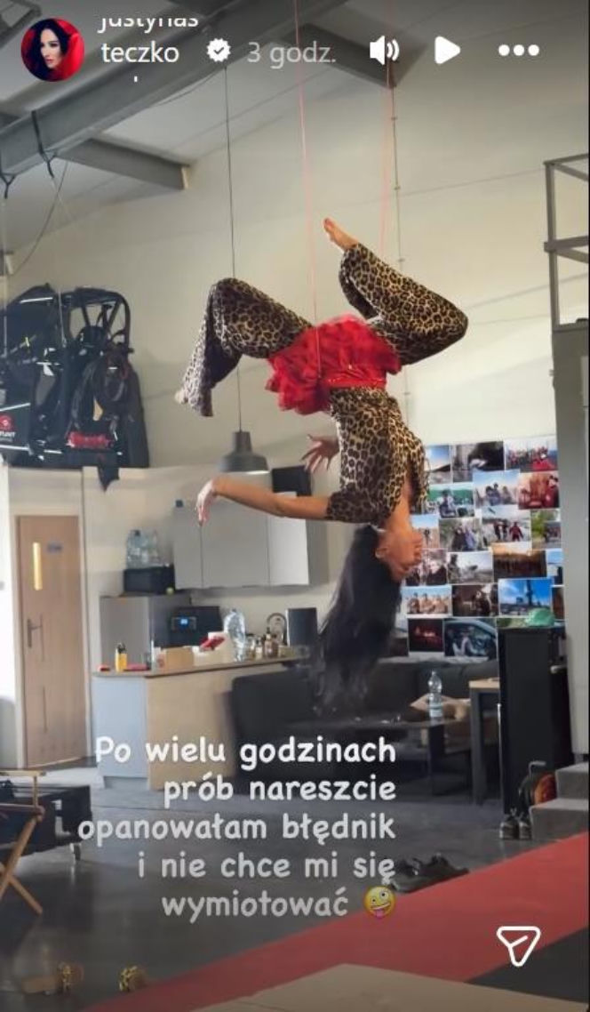 Steczkowska na próbach przed Opolem