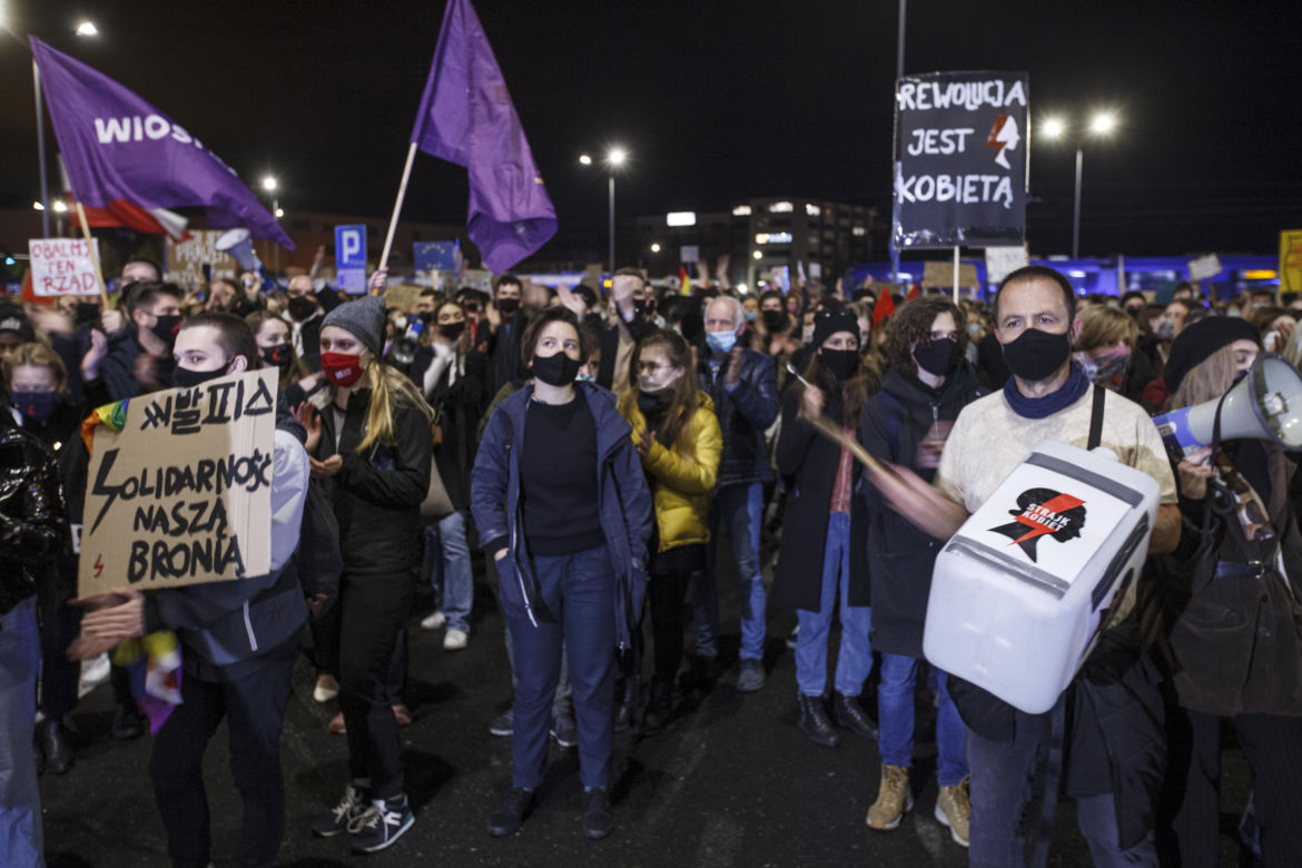 Protest kobiet we Wrocławiu