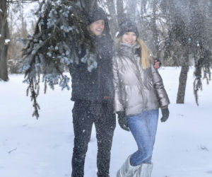 Rolnik szuka żony na stoku! Tak Marta Paszkin i Paweł Bodzianny urwali się i szaleją. Ale dzieciaki też mają frajdę