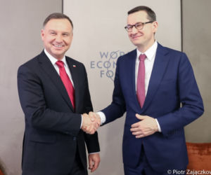 Premier Mateusz Morawiecki w Davos