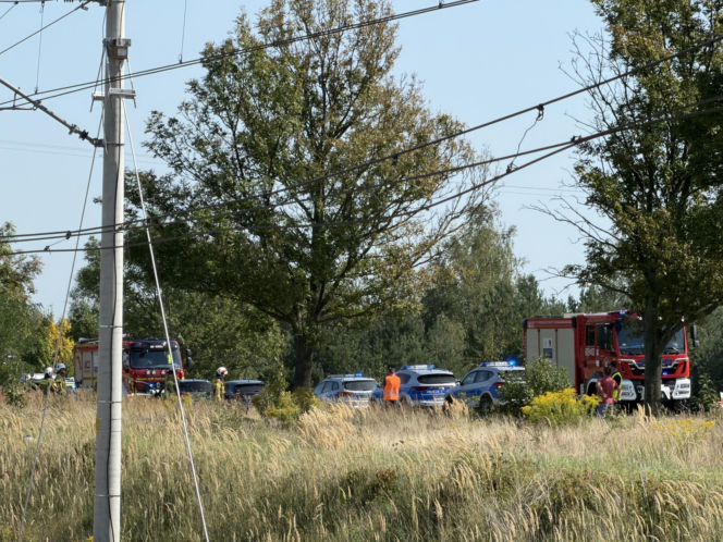Wstrząsające zdjęcia z katastrofy kolejowej na Mazowszu