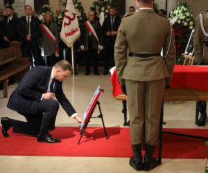 Pożegnanie marszałka seniora Kornela Morawieckiego