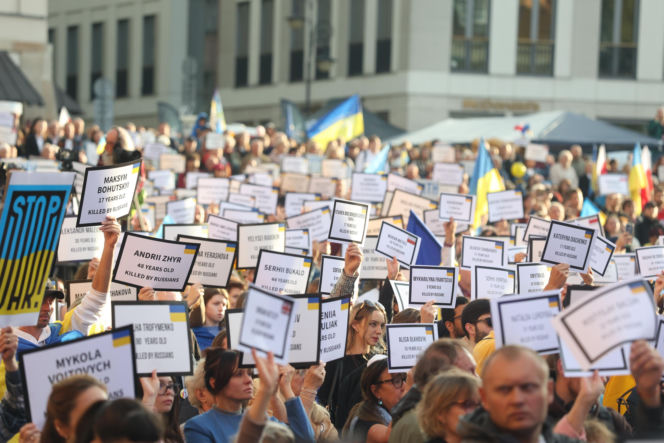 35 lat niepodległej Ukrainy. Obchody na Placu Zamkowym w Warszawie