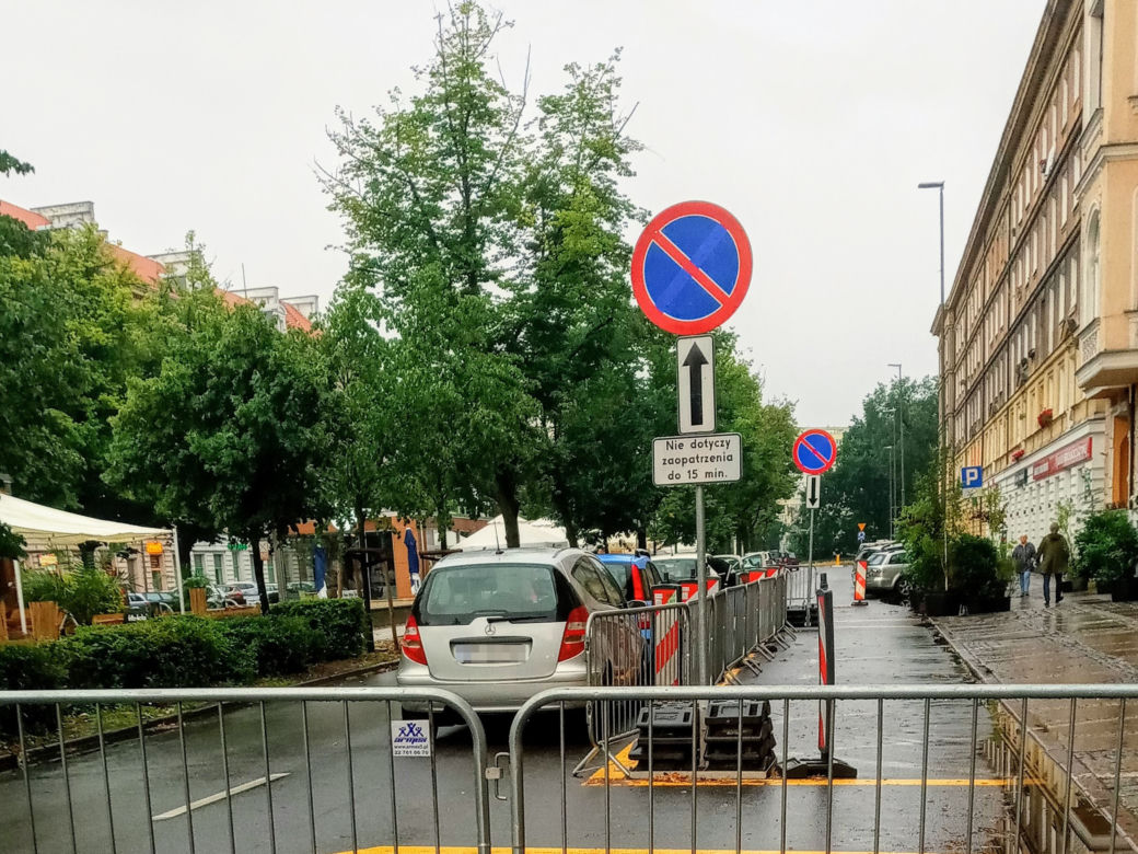 Parkowanie na alei Jana Pawła II